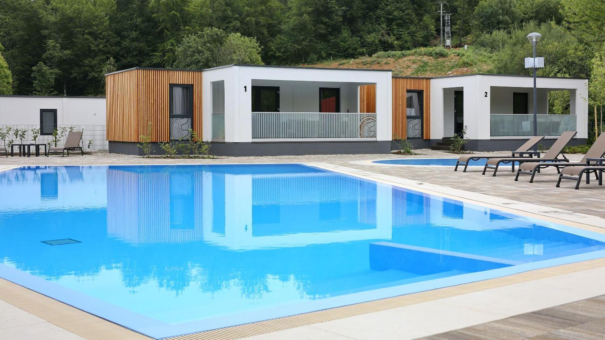 Mobile Homes Camping Plitvice Smoljanac Ruang foto
